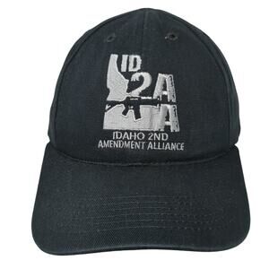 Idaho 2nd Amendment Alliance Strapback Baseball Cap Black One Size Graffiti